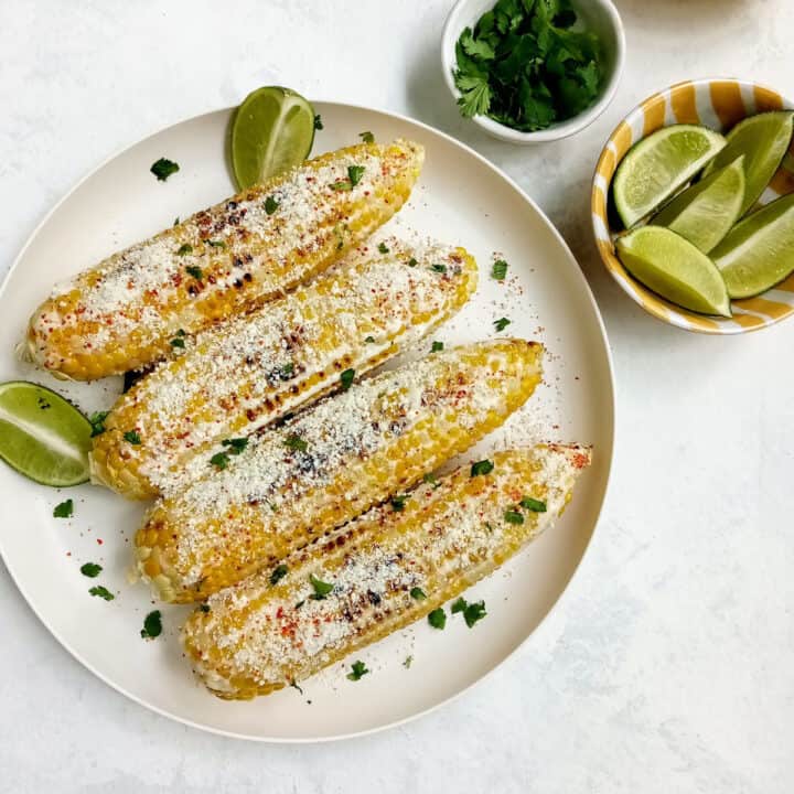 Mexican corn on the cob.