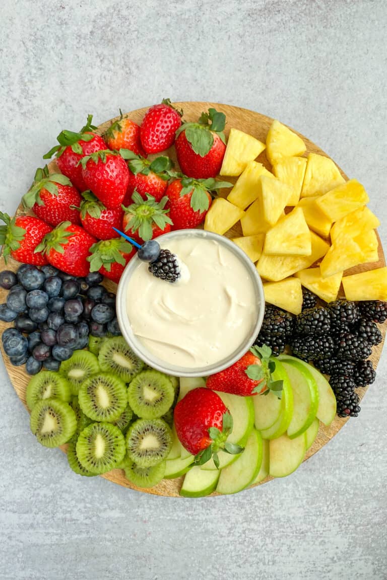 Cream Cheese Yogurt Fruit Dip - Flavored Apron