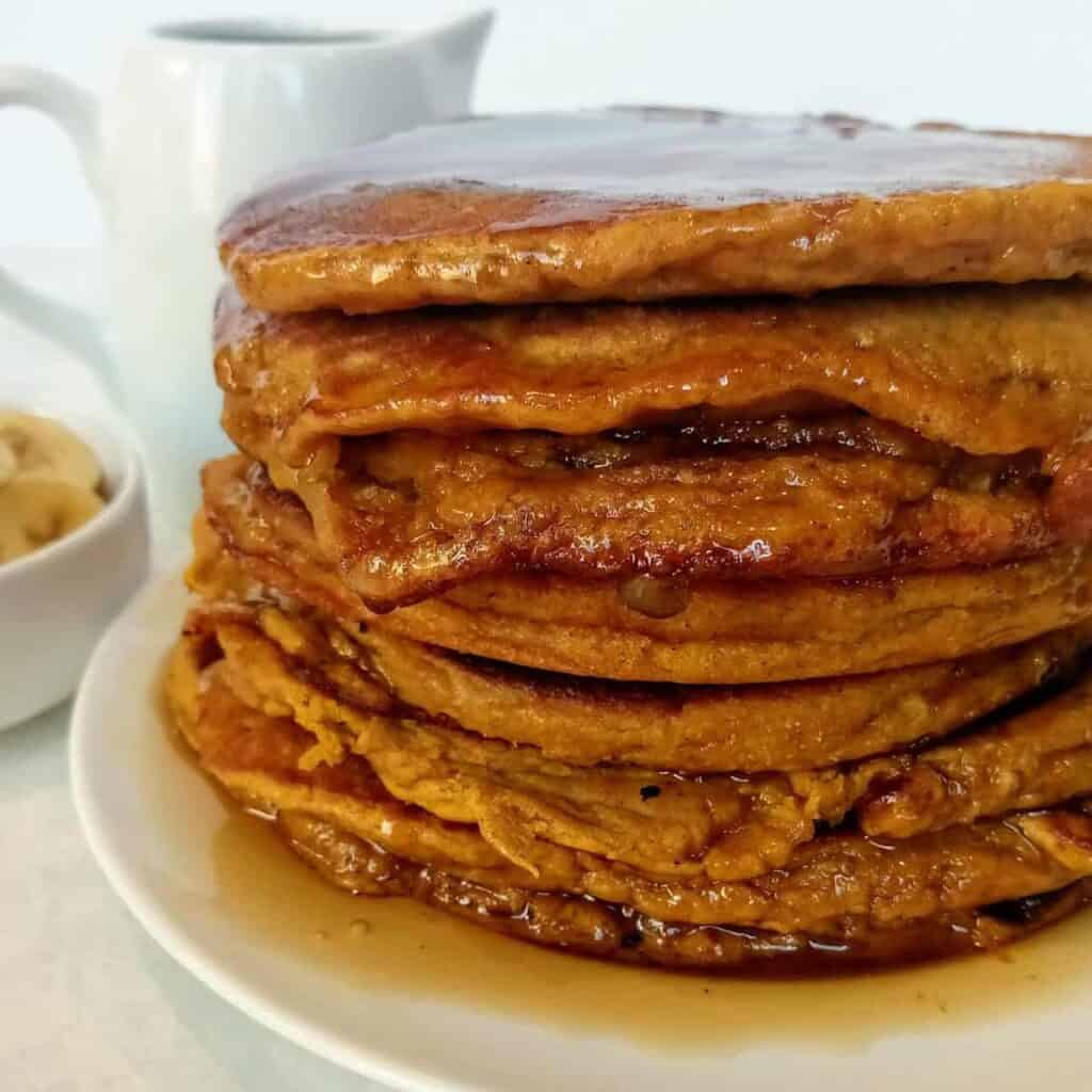 Vegan pumpkin pancake