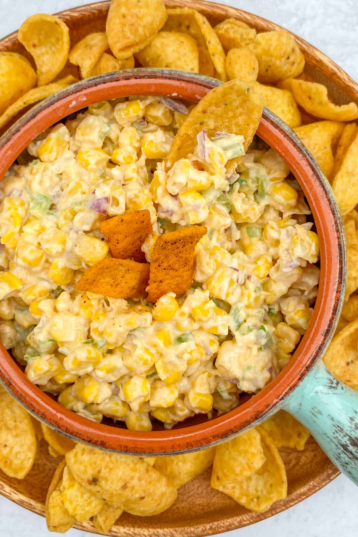 Easy Frito Corn Dip Flavored Apron   Frito Corn Dip With Chips 3 