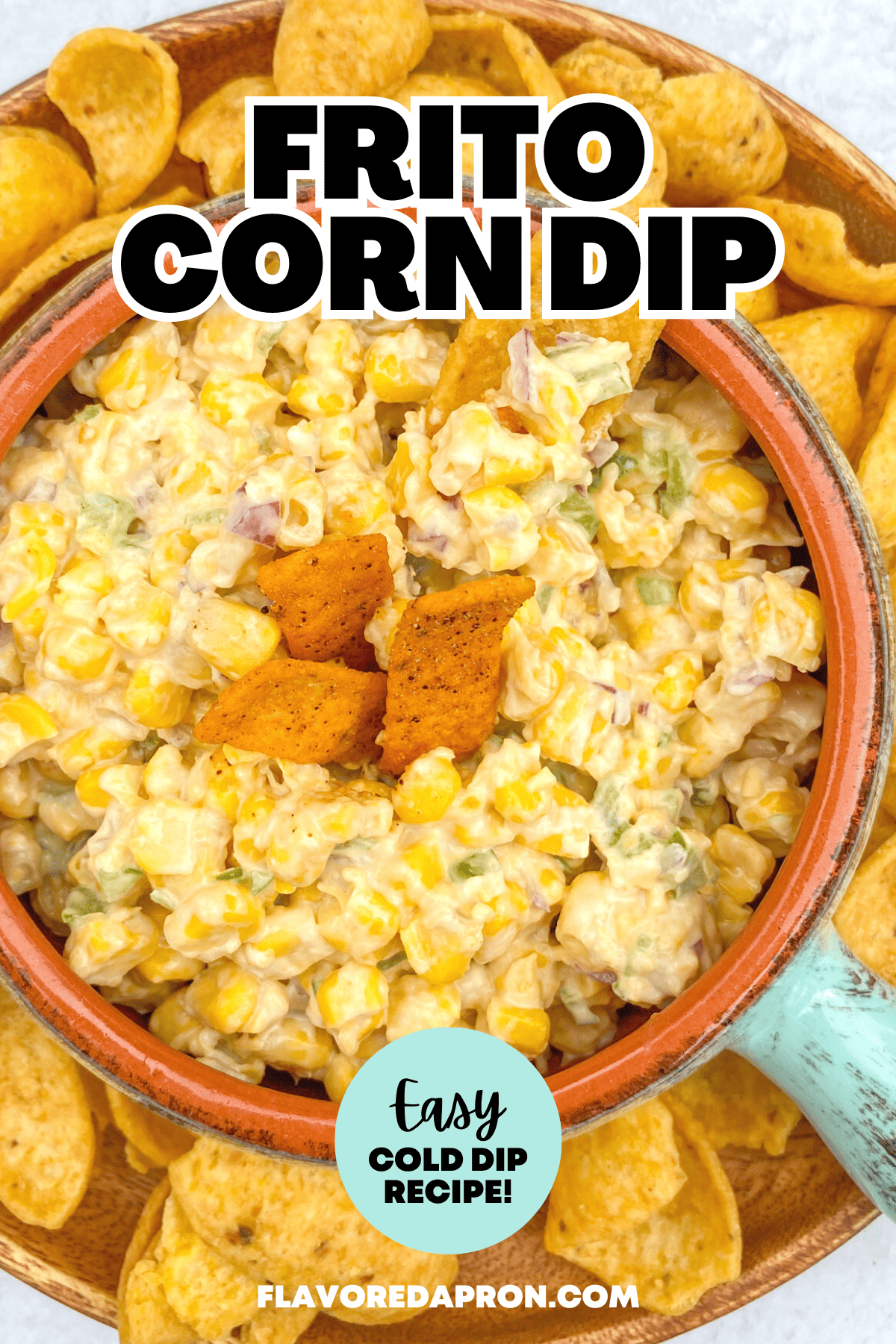 Easy Frito Corn Dip Flavored Apron