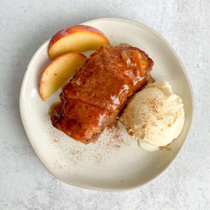 Peach Dumplings with Crescent Rolls and Sprite