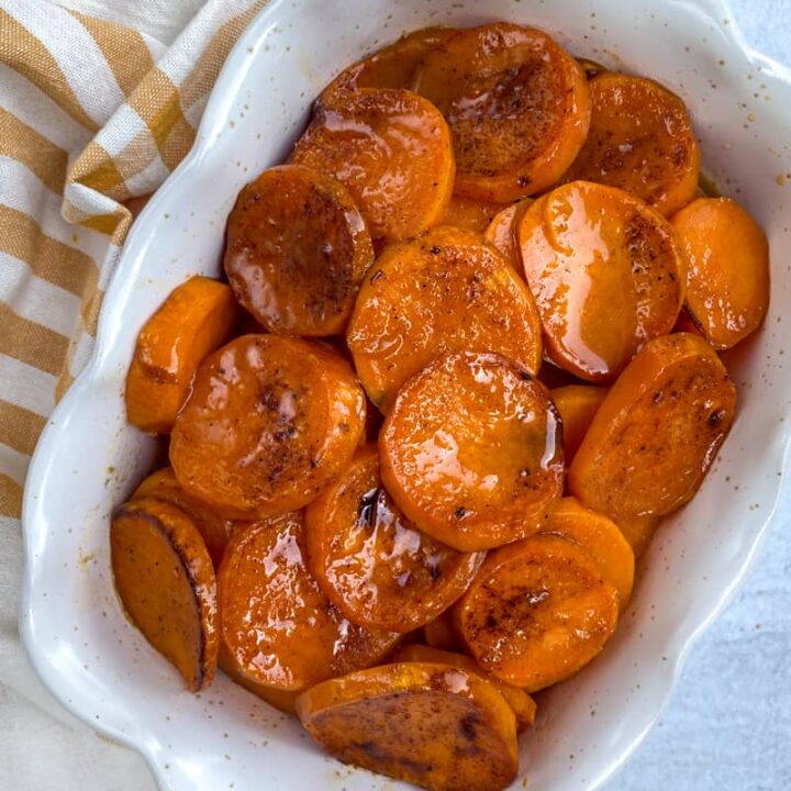Orange Candied Sweet Potatoes (with Orange Juice) - Flavored Apron