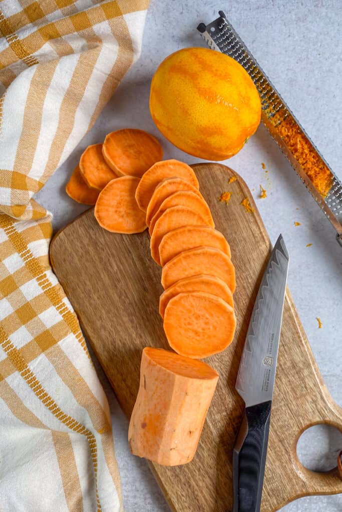 sweet potatoes with orange juice recipe