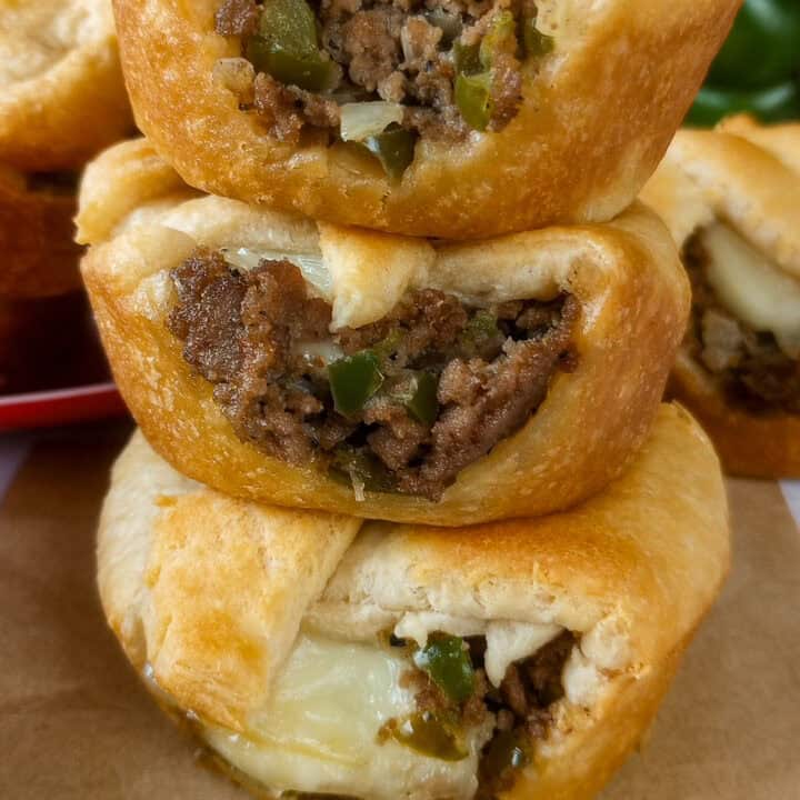 Philly Cheese Steak Crescent Rolls 